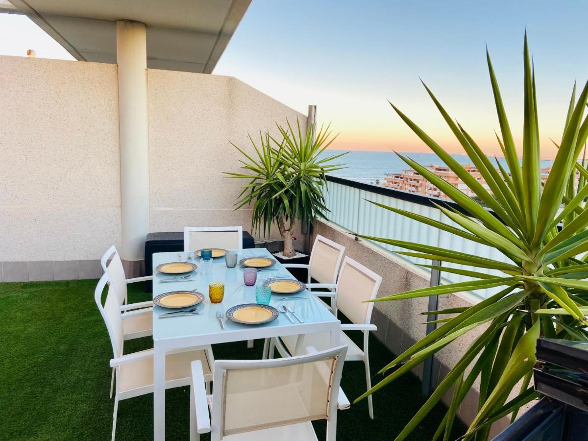 شقة Patacona Premium Penthouse Sea Views & Barbecue فالنسيا المظهر الخارجي الصورة